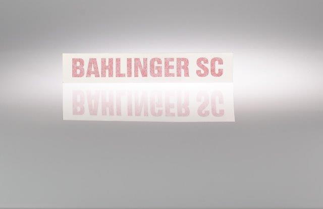 Aufkleber Schriftzug